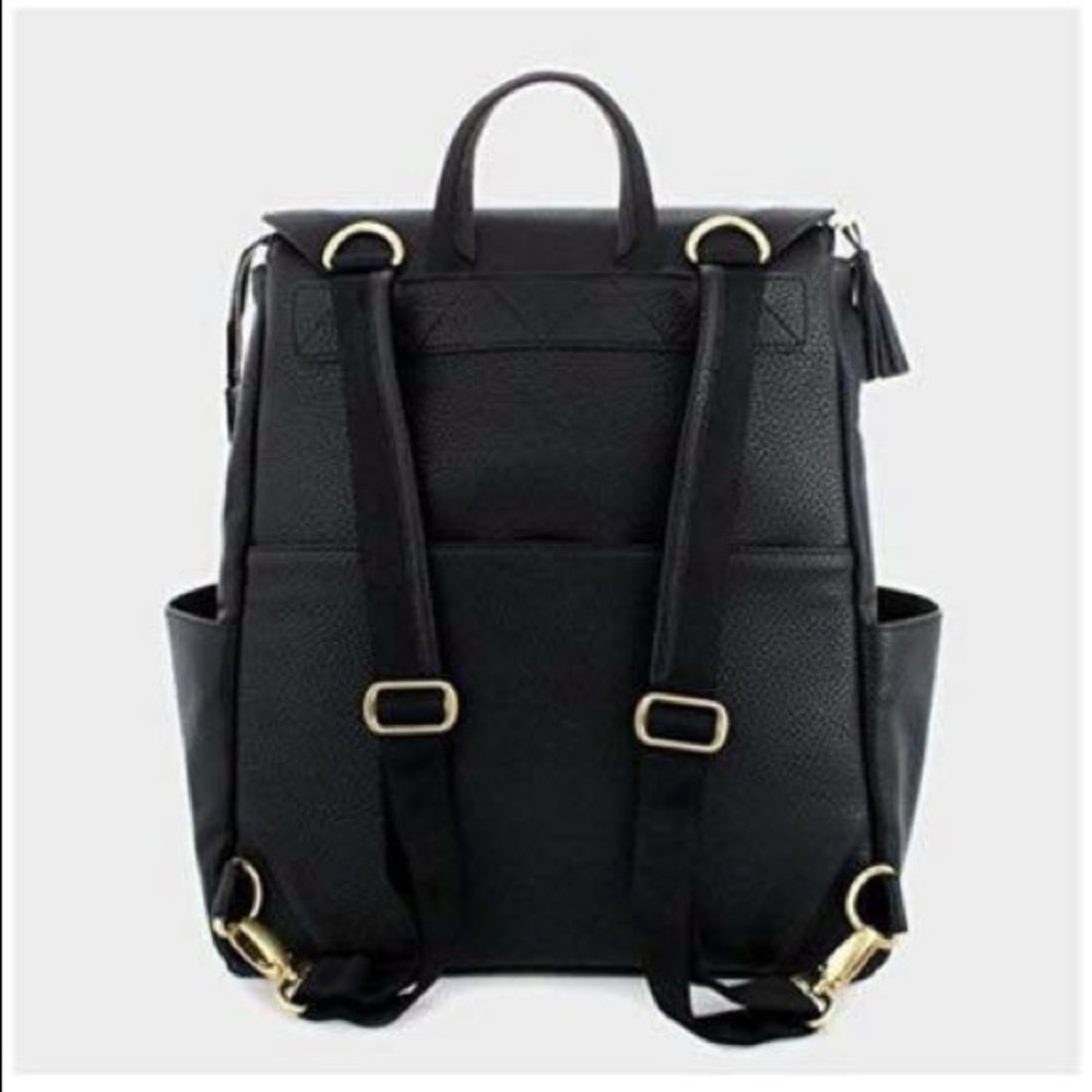 Freshly Picked black leather diaper bag - Picture 5 of 7